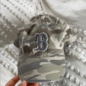 NWOT camo Red Sox baseball hat